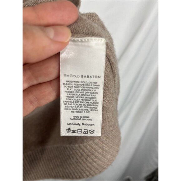Aritzia The Group Babaton Merino Wool Beige Vest Womens Size XS - Picture 3 of 8
